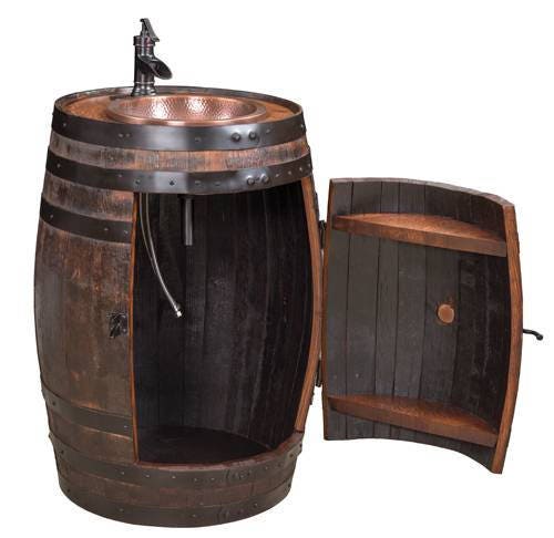 Whiskey Barrel Vanity - Made in the USA!